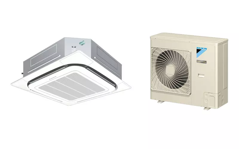 dieu hoa am tran daikin cassette