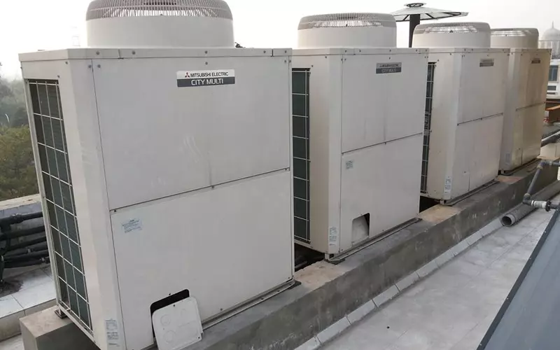 mitsubishi mot trong cac loai dieu hoa trung tam pho bien