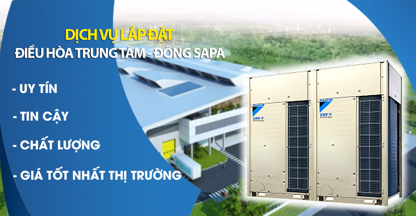lắp đặt điều hòa trung tâm