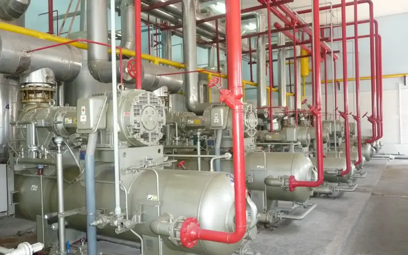 Máy làm lạnh nước Chiller hoạt động nhưng không lạnh