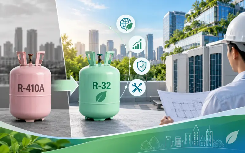 R-410A và R-32: Lựa chọn môi chất cần nhìn theo vòng đời hệ thống